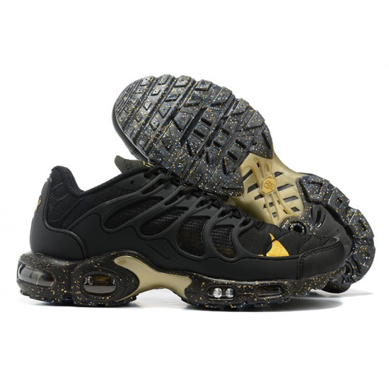 Men Nike Air Max Terrascape Plus Black Yellow Running Shoes