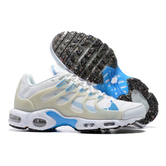 Men Nike Air Max Terrascape Plus White Blue DQ3977-101 Running Shoes