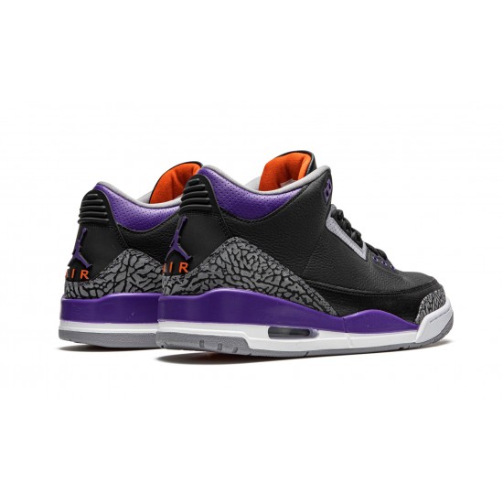 Nike Air Jordan 3 Retro Mens Court Purple CT8532-050 Shoes