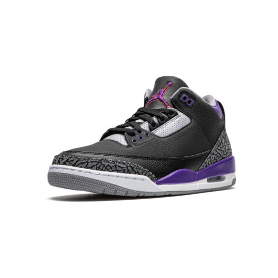 Nike Air Jordan 3 Retro Mens Court Purple CT8532-050 Shoes