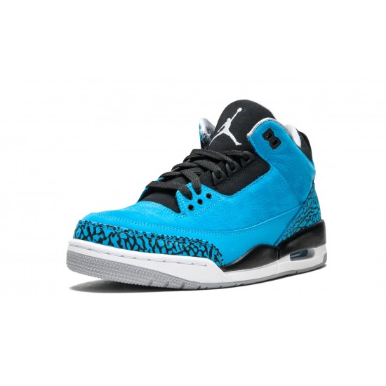 Nike Air Jordan 3 Retro Mens Powder Blue 136064-406 Shoes